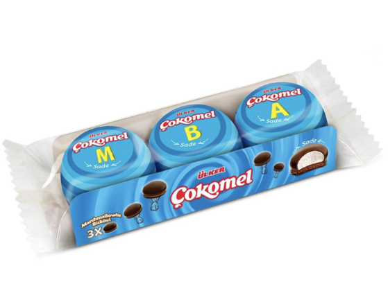 ÜLKER ÇOKOMEL MARSHMALOW SADE 36 GR