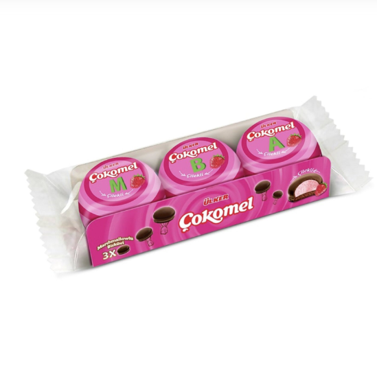 ÜLKER ÇOKOMEL MARSHMALLOW ÇİLEKLİ