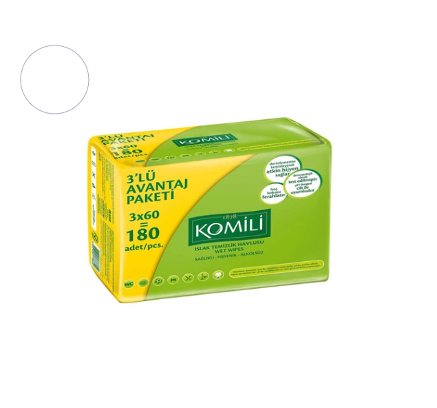 KOMİLİ ISLAK HAVLU 3X60