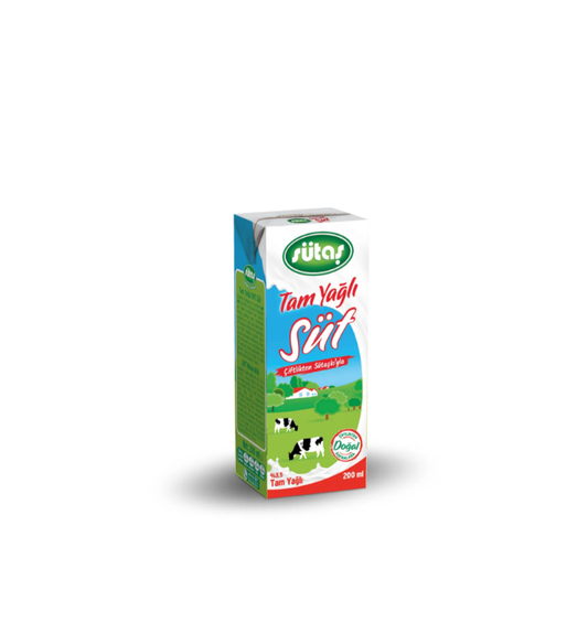 SÜTAŞ SÜT DOĞAL 200 ML