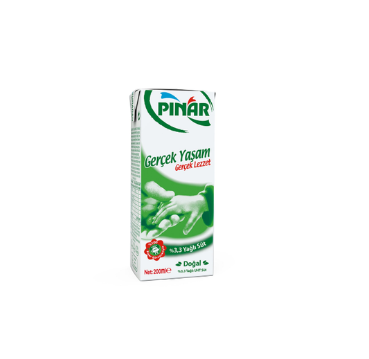 PINAR SÜT TAM YAĞLI 200 ML