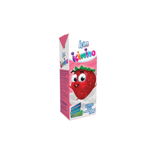 İÇİM İÇİMİNO ÇİLEKLİ SÜT 200ML