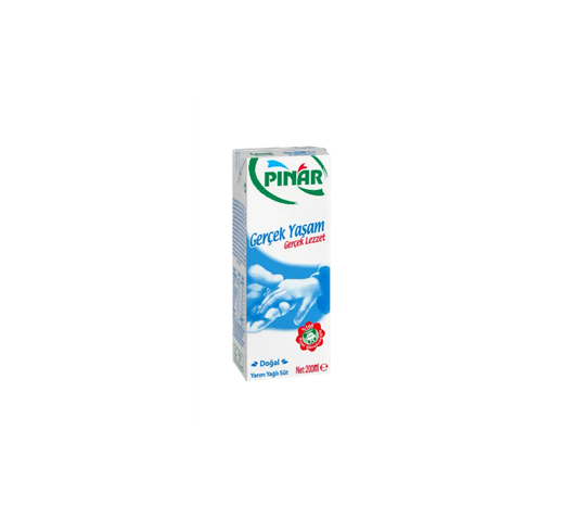 PINAR SÜT YARIM YAĞLI 200 ML