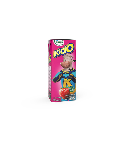 PINAR KİDO ÇİLEKLİ SÜT 180ML