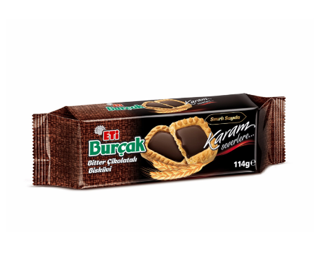 ETİ BURÇAK BİTTER ÇİKOLATALI 114G