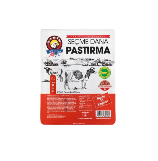 ŞAHİN VAKUMLU SEÇME PASTIRMA 80 GR