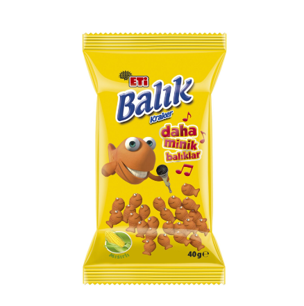 ETİ BALIK MİNİ MISIRLI KRAKER 40 GR