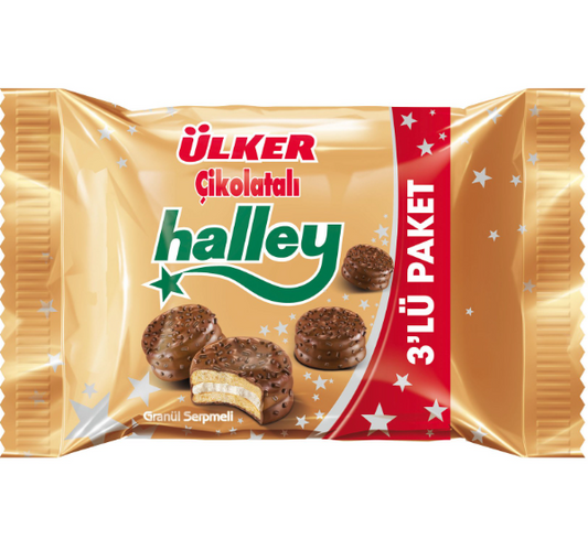 ÜLKER HALLEY MİNİ 3 LÜ PAKET 198 GR