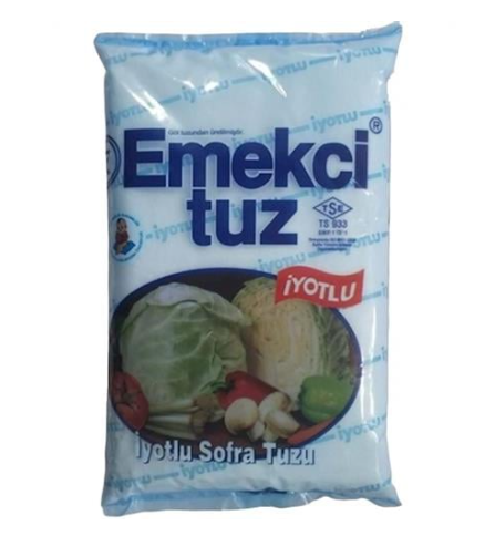 EMEKÇİ TUZ İYOTLU 750 GR
