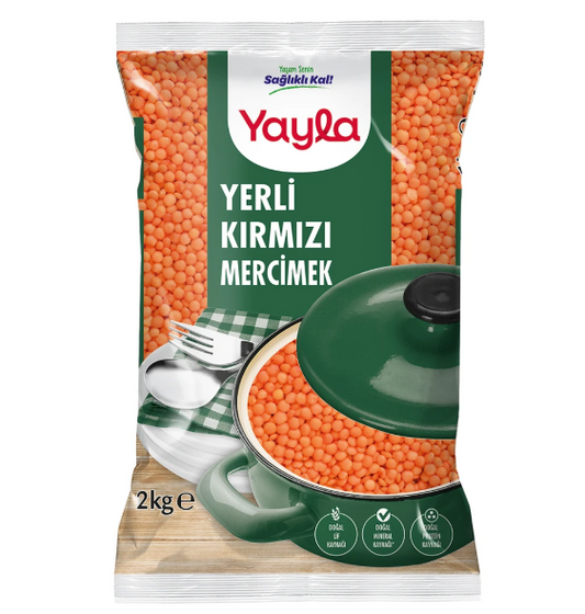 YAYLA KIRMIZI MERCİMEK 2 KG