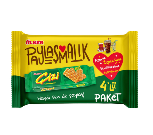 ÜLKER ÇİZİ KRAKER 4X70 GR