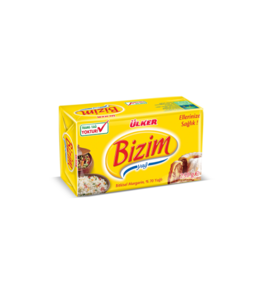 BİZİM MARGARİN PAKET 250 GR