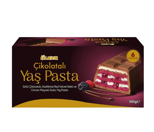ÜLKER ÇİKOLATALI YAŞ PASTA 395 GR