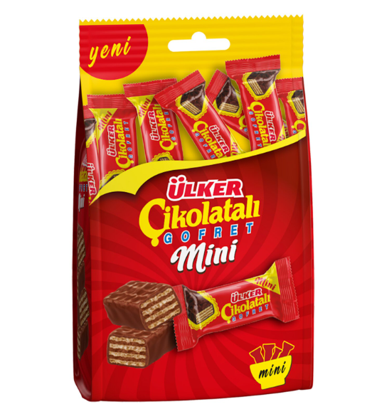 ÜLKER ÇİKOLATALI GOFRET MİNİ ÇOKLU 82 GR
