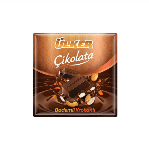 ÜLKER ÇİKOLATA BALLI BADEMLİ 60 GR