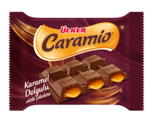 ÜLKER CARAMİO ÇİKOLATA KARE 60 GR