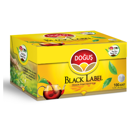 DOĞUŞ BLACK LABEL DEMLİK POŞET 100 LÜ
