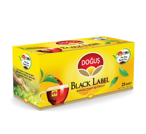 DOĞUŞ BLACK LABEL BARDAK POŞET 25 Lİ