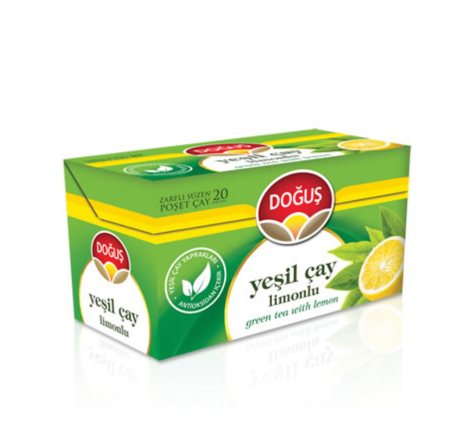 DOĞUŞ BİTKİ ÇAYI YEŞİLÇAY LİMONLU 40G