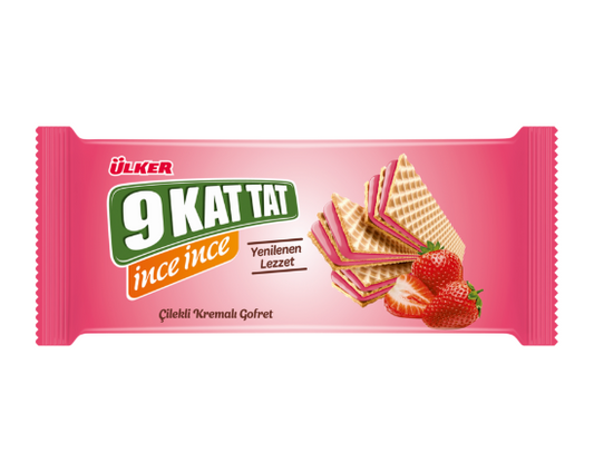 ÜLKER 9 KAT İNCE İNCE GOFRET H.CEVİZLİ 114 GR