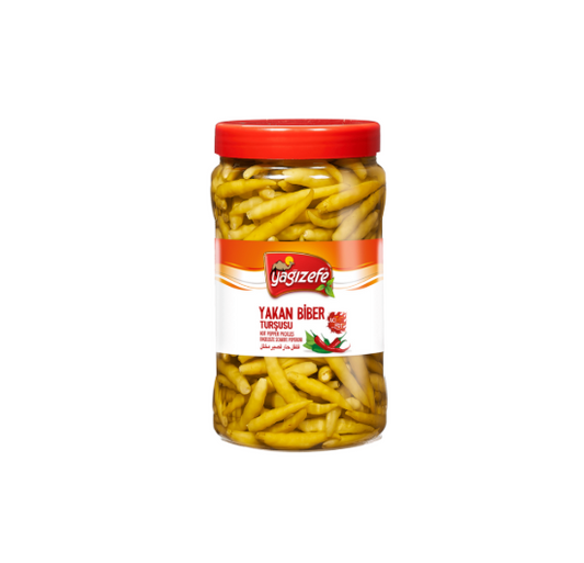 YAĞIZEFE YAKAN BİBER TURŞUSU NET 600 GR