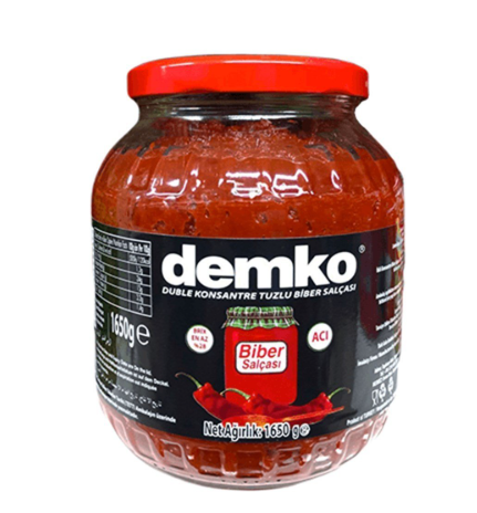 DEMKO ACI  BİBER SALÇASI 1650 GR