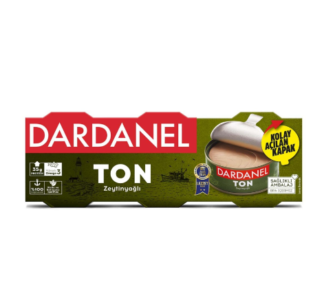 DARDANEL TON ZEYTİNYAĞLI 3X75 GR