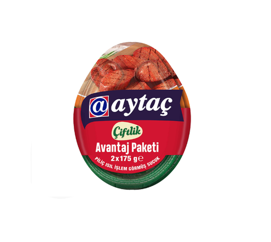 AYTAÇ ÇİFLİK PİLİÇ SUCUK 2X175G