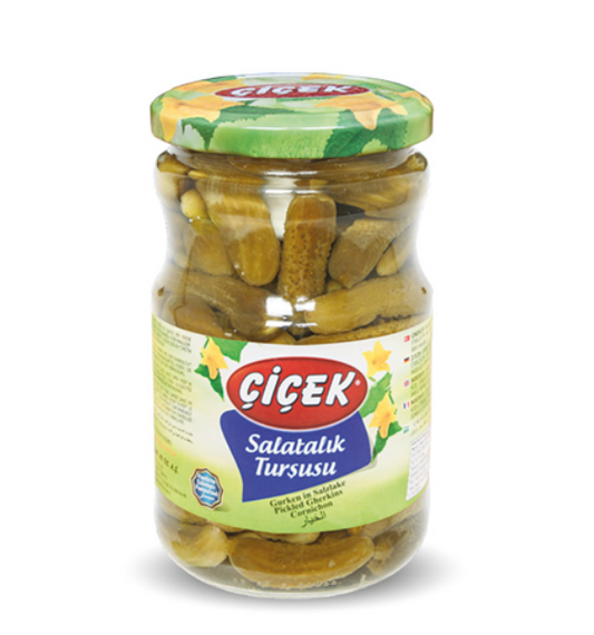ÇİÇEK TURŞU SALATALIK CAM 680 GR