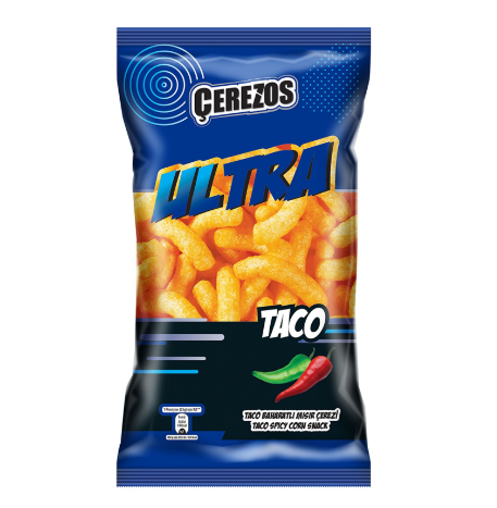 Çerezos Ultra Taco Baharatlı Mısır Çerezi 100 G