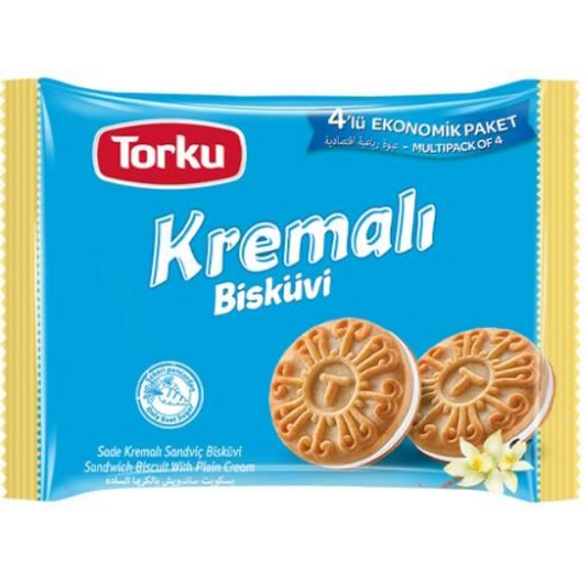 TORKU FAVORİMO SADE KREMALI BİSKÜVİ 4X61 GR
