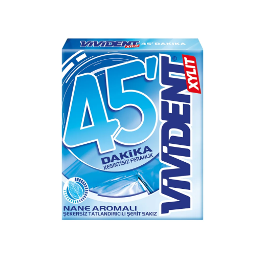 VİVİDENT ŞERİT 45 DAKİKA NANE 33 GR