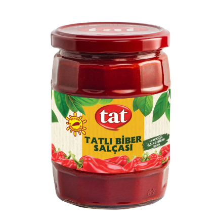 TAT BİBER SALÇASI TATLI 550 GR