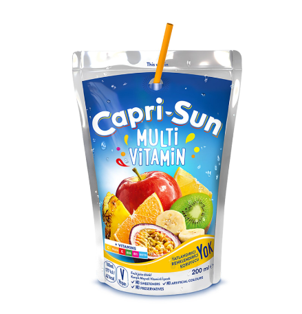 CAPRİ-SUN MULTİ  VİTAMİN 200 ML