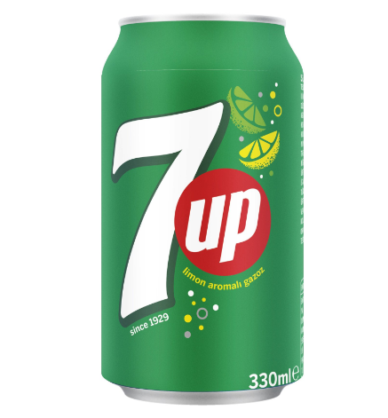CAN 7UP GAZOZ 330 ML
