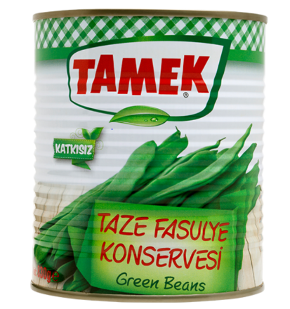 TAMEK KONSERVE HAŞLANMIŞ FASÜLYE 830 GR