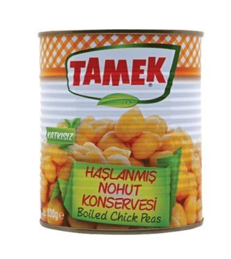 TAMEK HASLANMIS NOHUT 830 GR