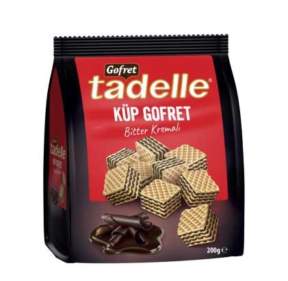 TADELLE KÜP GOFRET BİTTER 200 GR