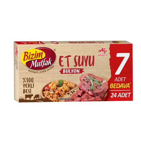 BİZİM MUTFAK ET BULYON 24 LÜ