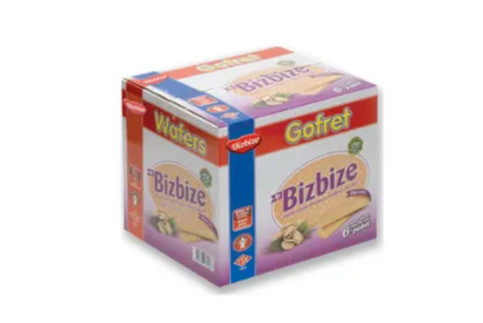 BİZBİZE GOFRET 800 GR (A.FISTIKLI)