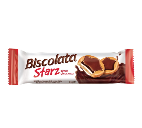 BİSCOLATA STARZ SÜTLÜ 82 GR