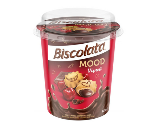 BİSCOLATA MOOD BARDAK VİŞNELİ ÇİKOLATA 125 GR