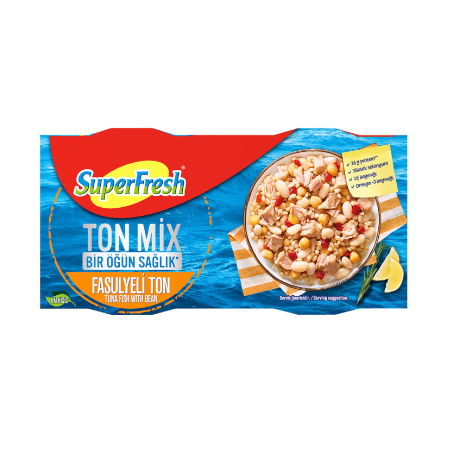 SUPERFRESH TON MİX FASULYELİ TON 300 GR