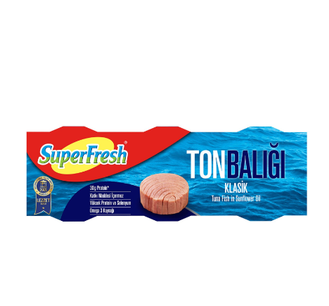 SUPERFRESH TON BALIĞI AYÇİÇEK YAĞLI 3X75 GR