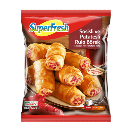 SUPERFRESH RULO BÖREK PEYNİRLİ 420 GR