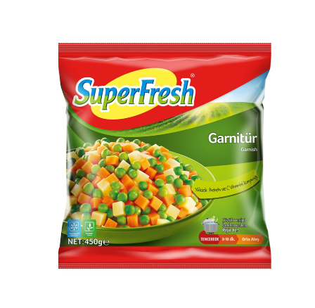 SUPERFRESH GARNİTÜR  PATATES  450 GR