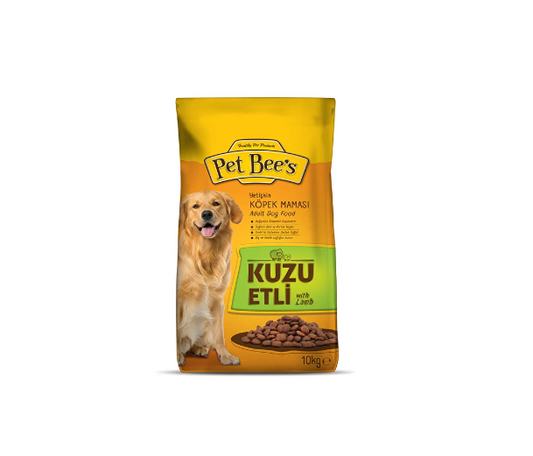 PET BEE'S KUZULU YETİŞKİN KÖPEK MAMASI 10 KG