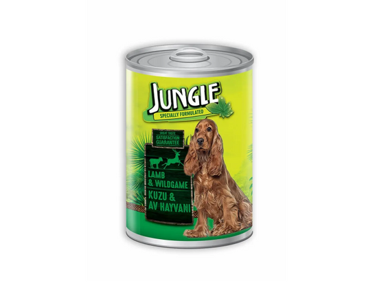 JUNGLE KÖPEK KUZU ETLİ & AV HAYVANI KONSERVESİ 415 GR
