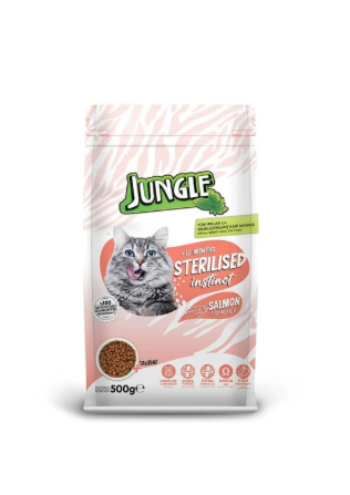 JUNGLE KISIR KEDİ MAMASI SOMONLU 500 GR