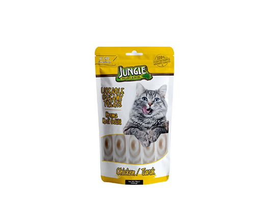 JUNGLE TAVUKLU KEDİ KREMA ÖDÜL MAMASI 14 GR
